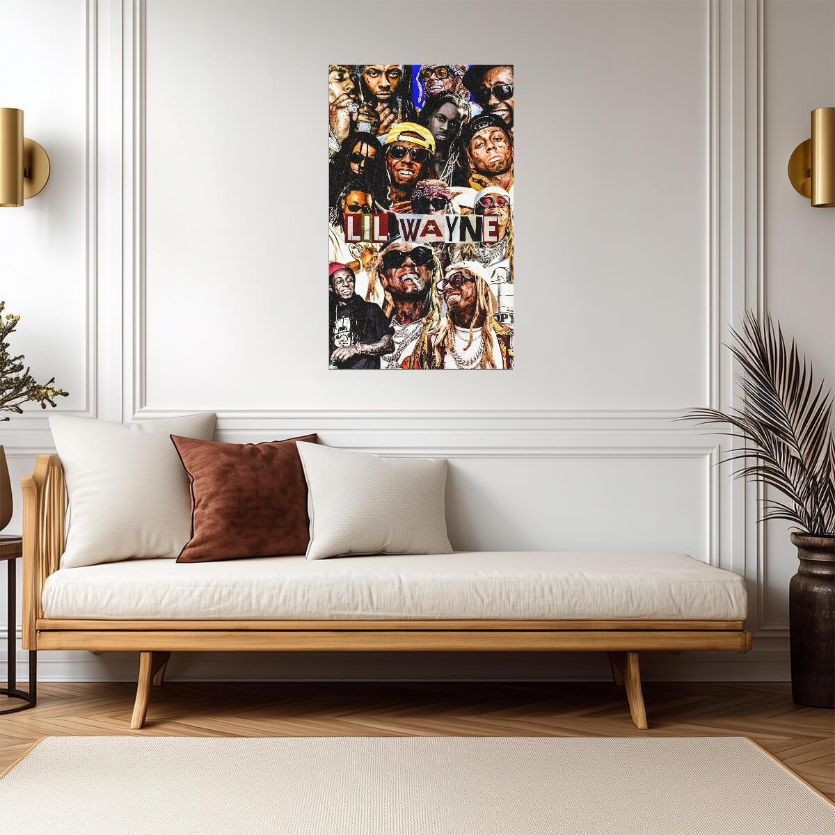 Lil Wayne Poster | Graphic Art Rap Print - Music Poster