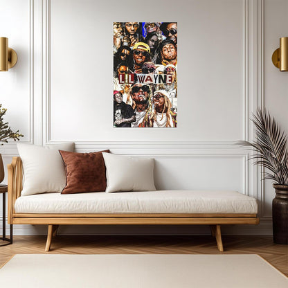 Lil Wayne Poster | Graphic Art Rap Print - Music Poster