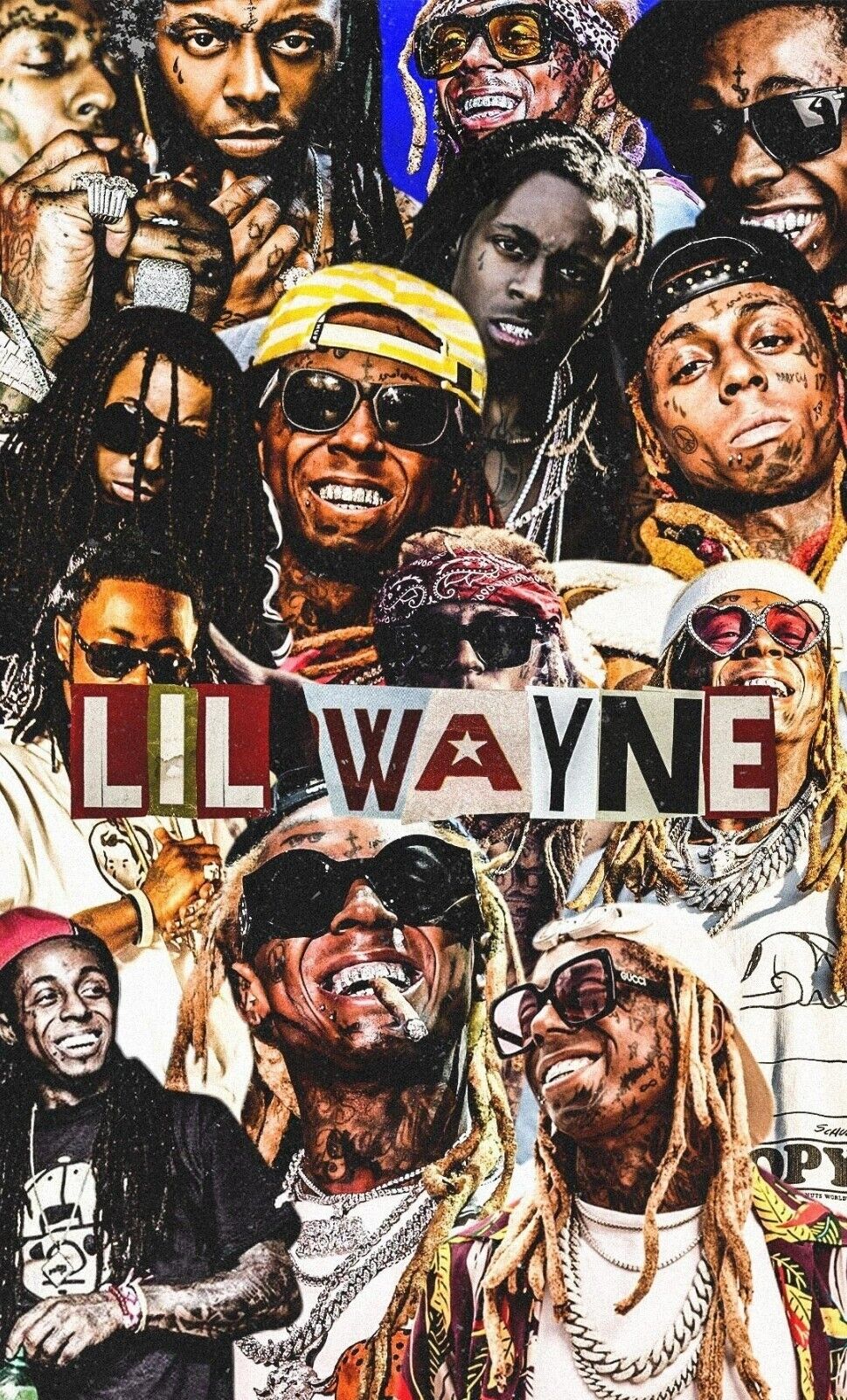 Lil Wayne Poster | Graphic Art Rap Print - Music Poster