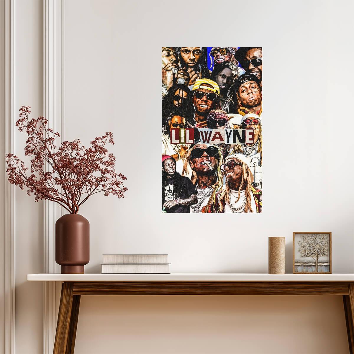 Lil Wayne Poster | Graphic Art Rap Print - Music Poster