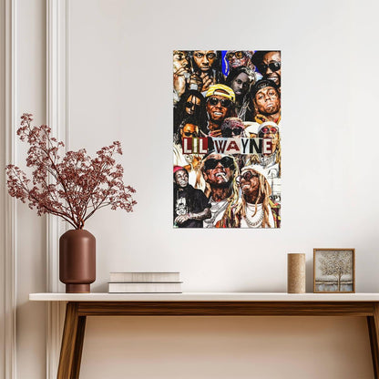 Lil Wayne Poster | Graphic Art Rap Print - Music Poster