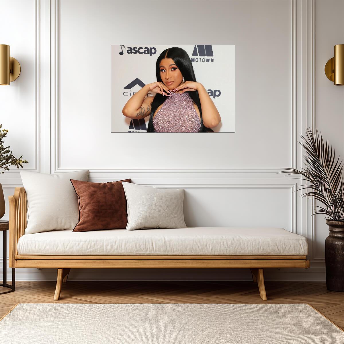 Cardi B | Music Icon Print | Fan Room Poster - Music Poster