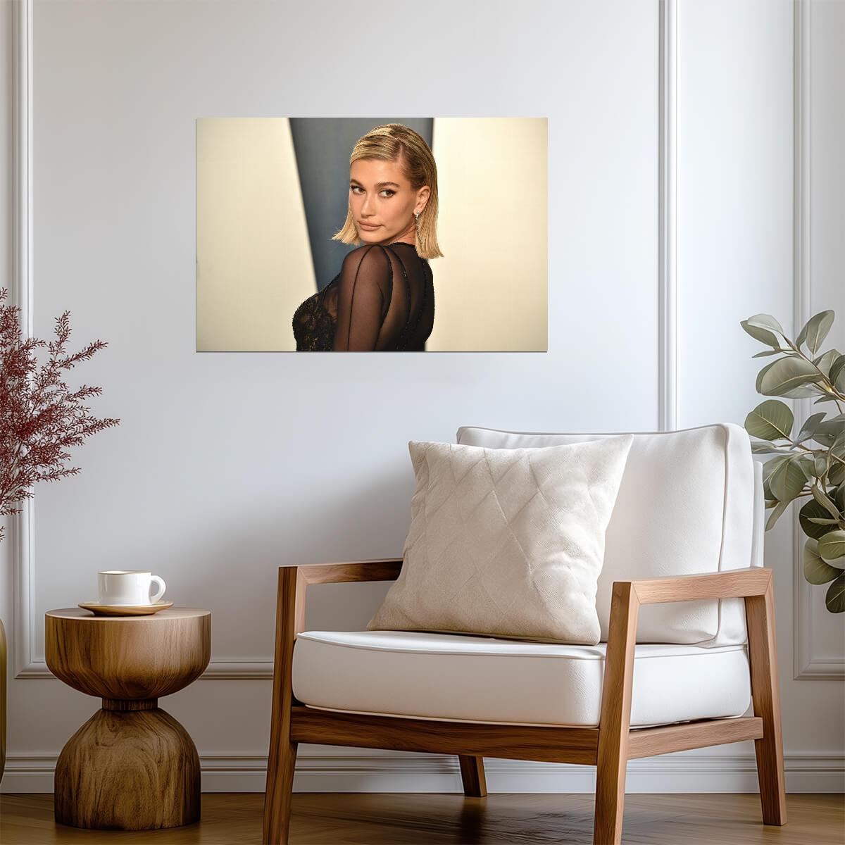 Hailey Bieber | Warm Tone Photo | Fan Gift Poster - Celebrities Poster