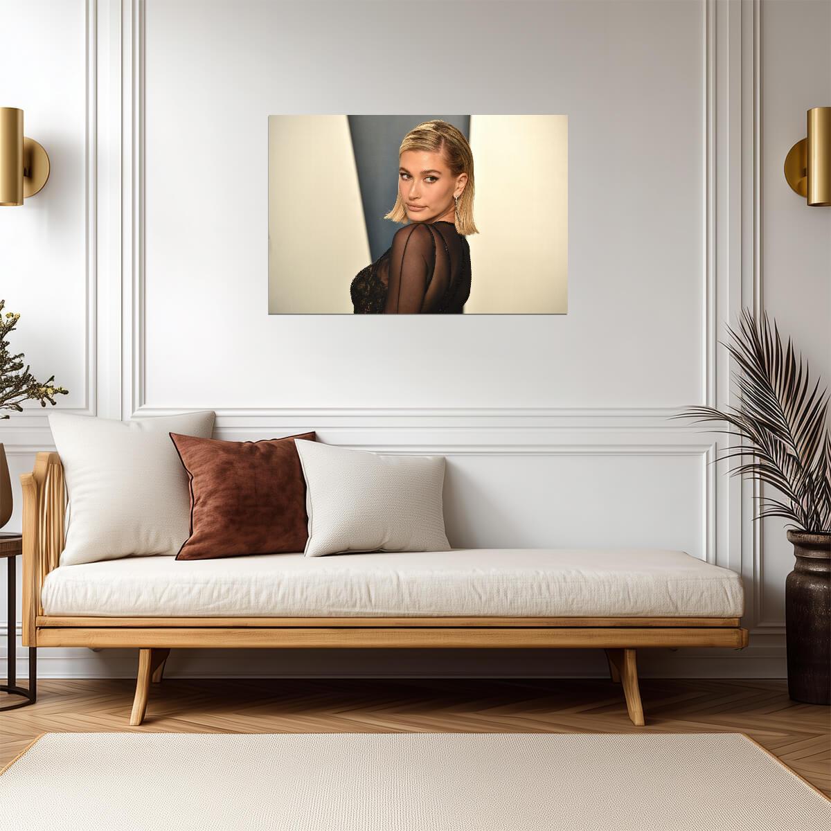 Hailey Bieber | Warm Tone Photo | Fan Gift Poster - Celebrities Poster