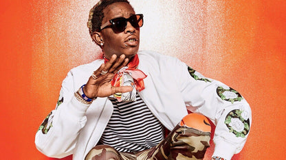 Young Thug White Jacket | Rapper Portrait Photo | Trap Music Poster - Music Poster