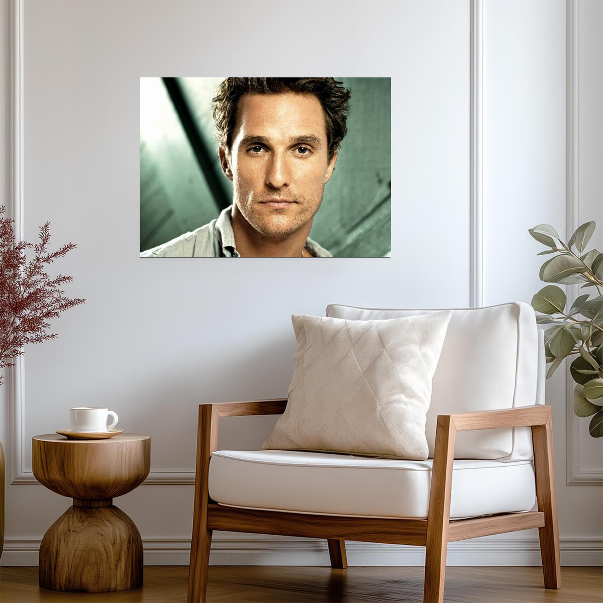 Matthew McConaughey Poster | Actor Art Print - Celebrities Poster
