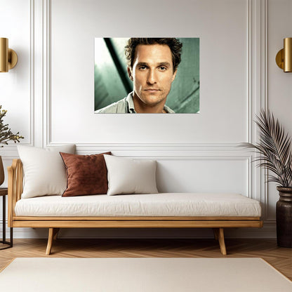 Matthew McConaughey Poster | Actor Art Print - Celebrities Poster