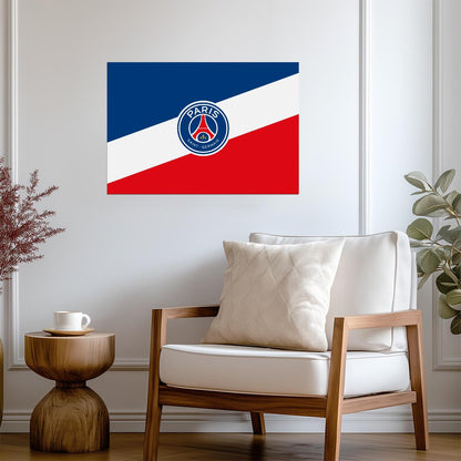 Paris Saint-Germain Logo | French Soccer Club Poster | Gift for PSG Fan - Sports Poster