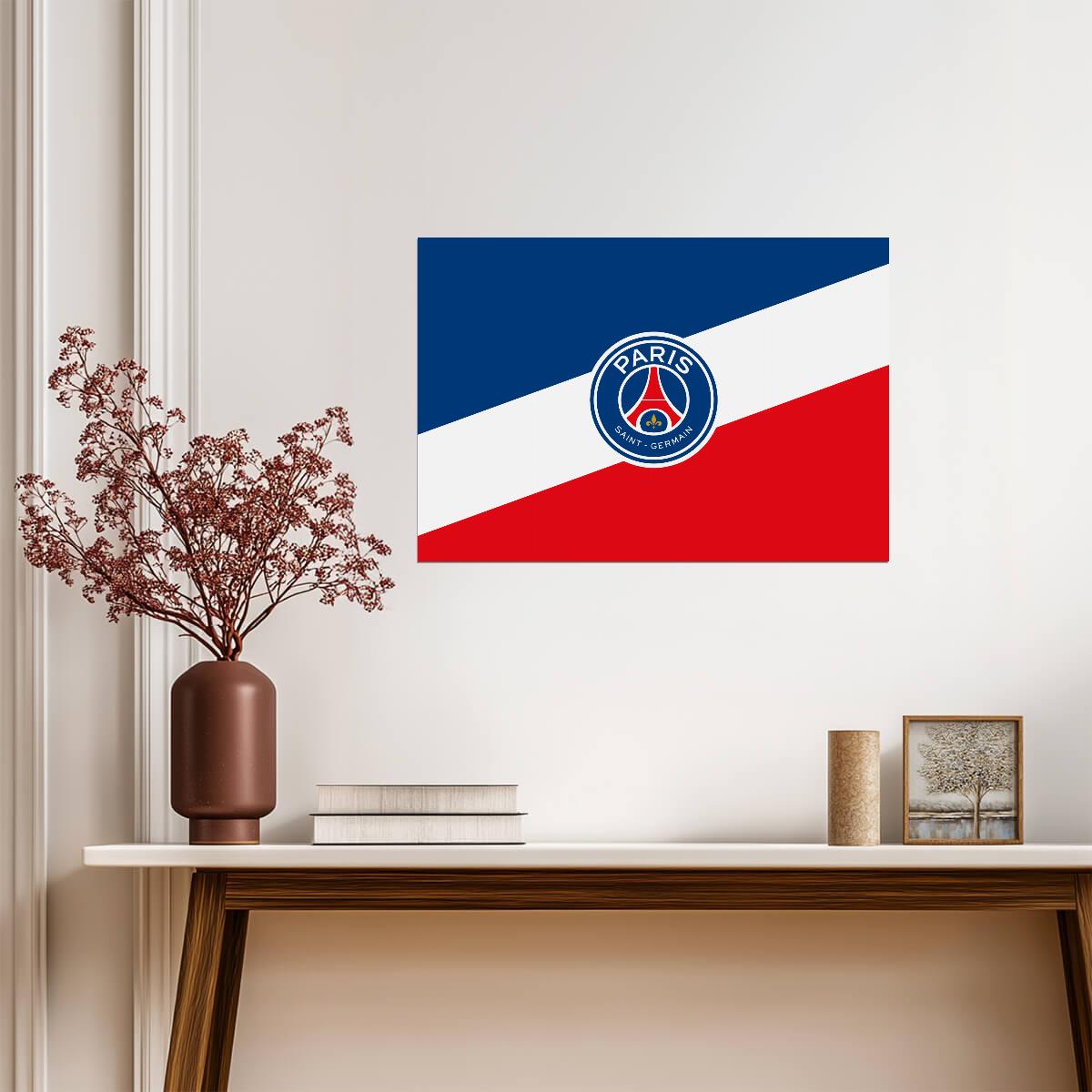 Paris Saint-Germain Logo | French Soccer Club Poster | Gift for PSG Fan - Sports Poster