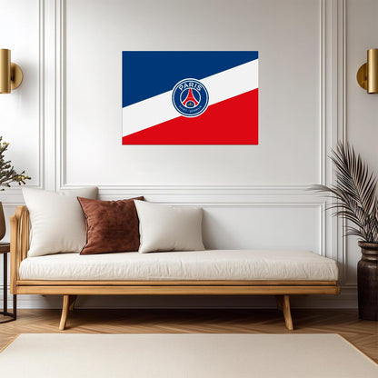Paris Saint-Germain Logo | French Soccer Club Poster | Gift for PSG Fan - Sports Poster