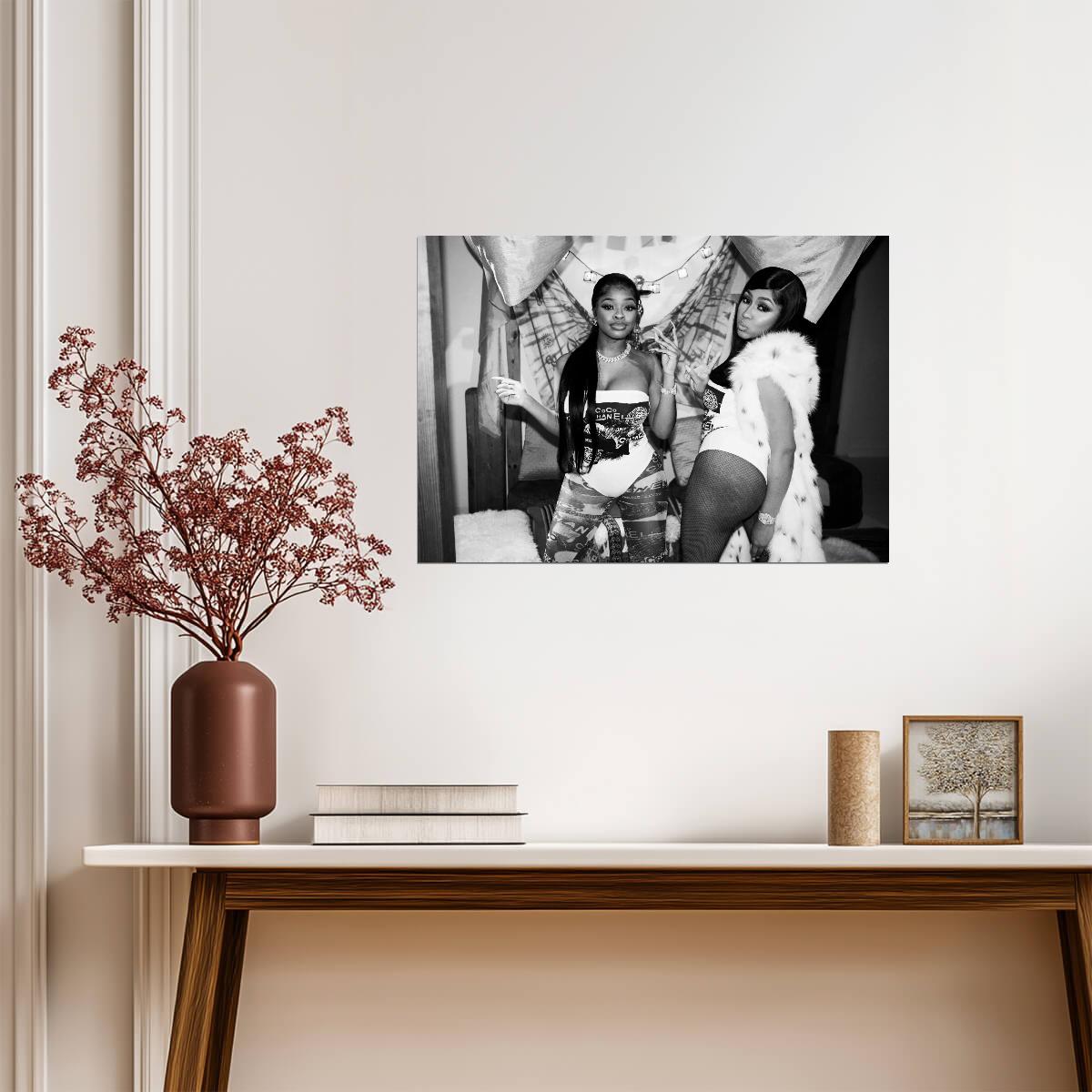 City Girls | Hip Hop Duo | Sexy Rapper Poster - Music Poster
