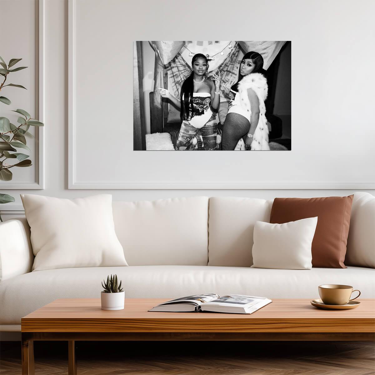 City Girls | Hip Hop Duo | Sexy Rapper Poster - Music Poster