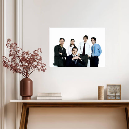The Office US Main Cast | Michael Scott & Jim Halpert | Comedy TV Show Poster - Movies & TV Poster