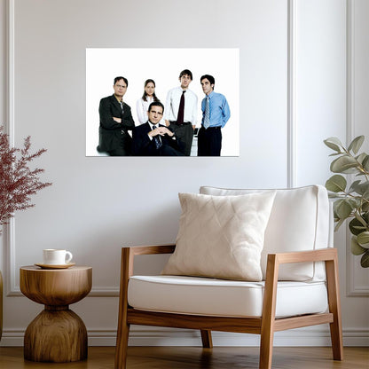 The Office US Main Cast | Michael Scott & Jim Halpert | Comedy TV Show Poster - Movies & TV Poster