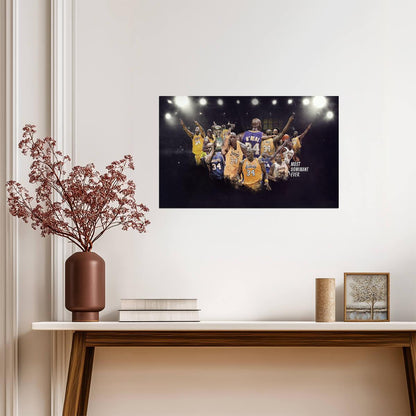 Shaquille O'Neal Los Angeles Lakers | Most Dominant Ever Basketball Poster | NBA Legend Tribute Art - Sports Poster