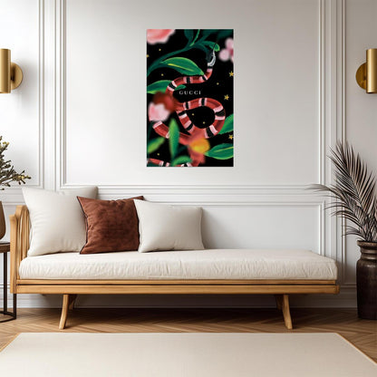 Gucci | Digital Illustration | Wall Decor Poster - Graphic & Art Poster