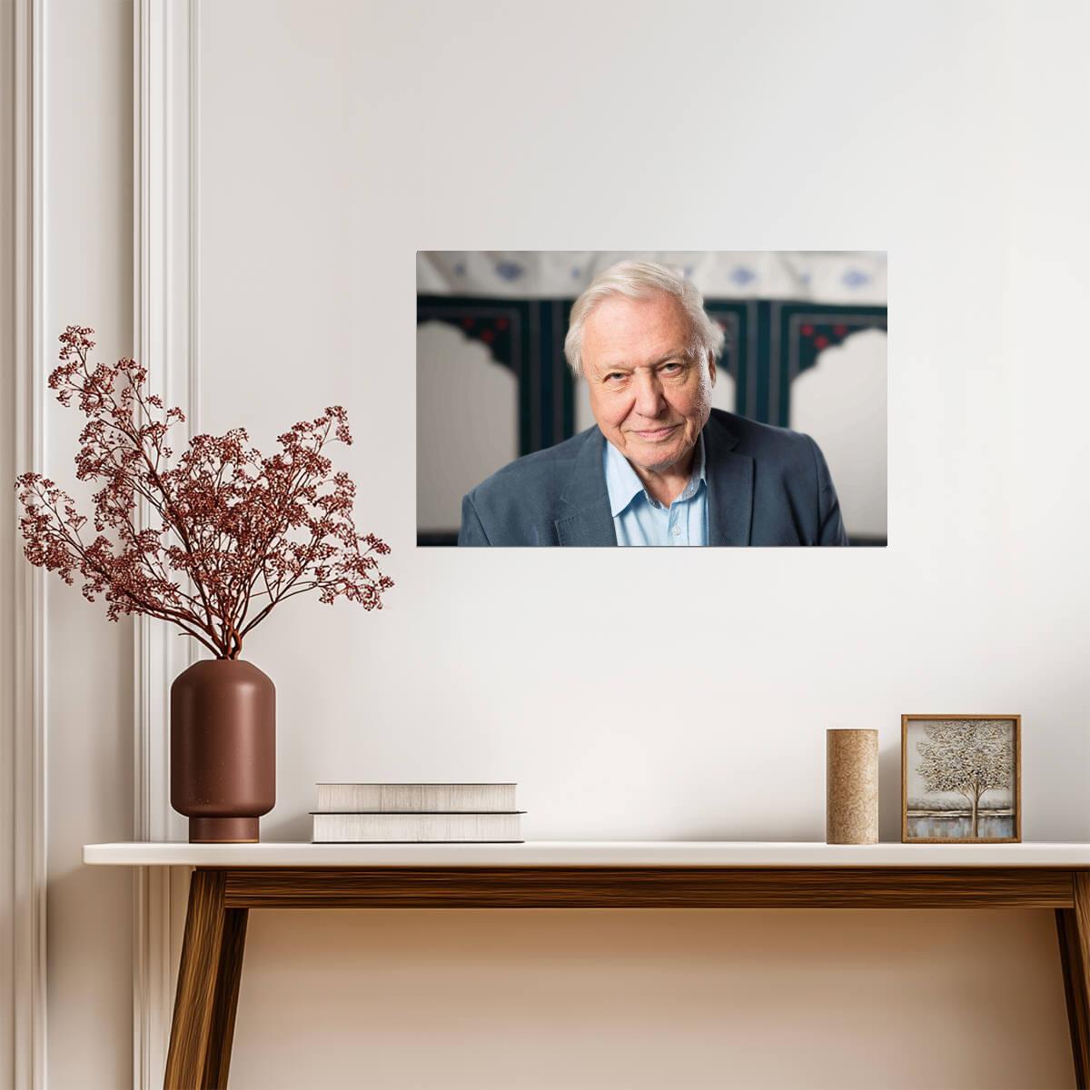 David Attenborough | Naturalist Portrait | Celebrity Poster - Celebrities Poster