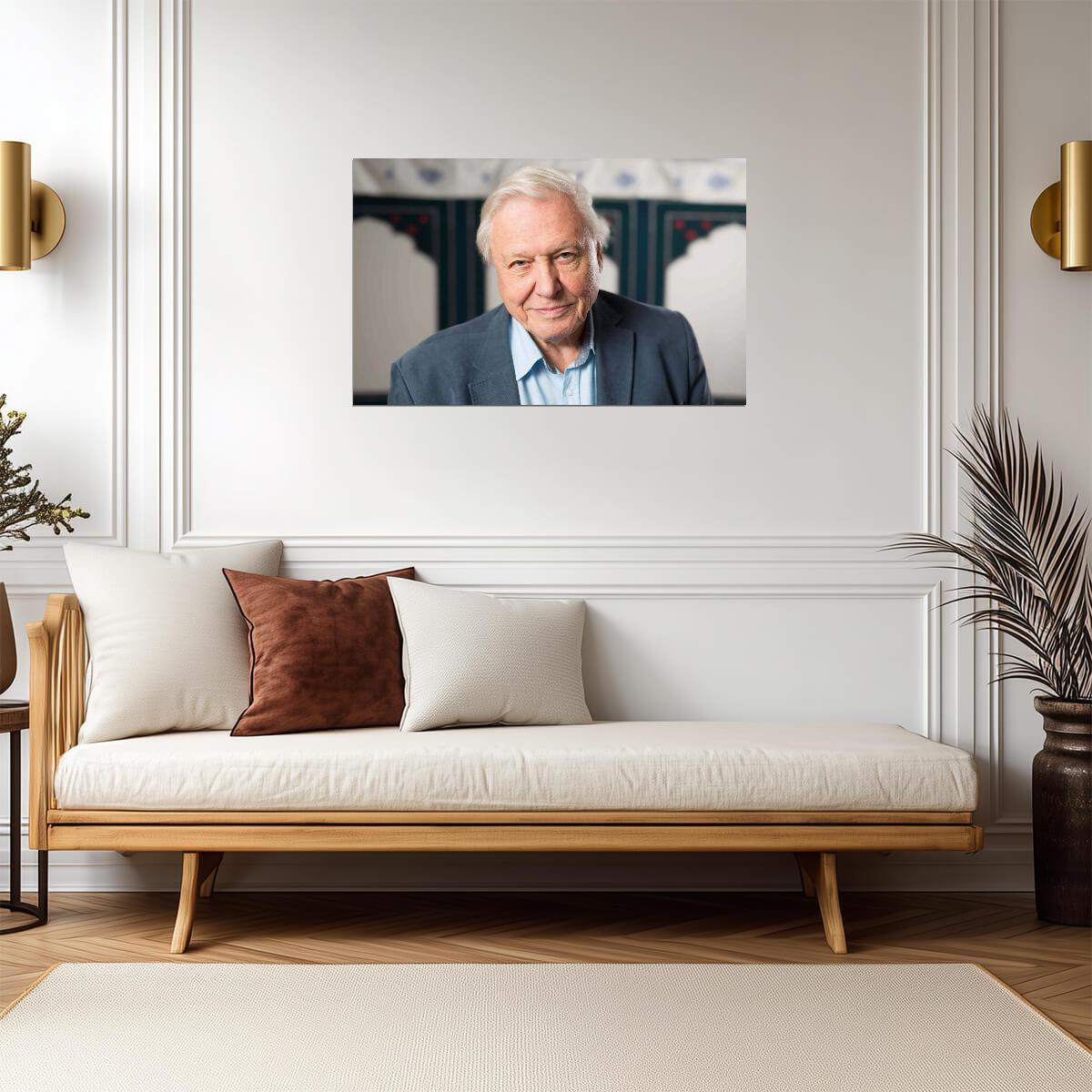 David Attenborough | Naturalist Portrait | Celebrity Poster - Celebrities Poster