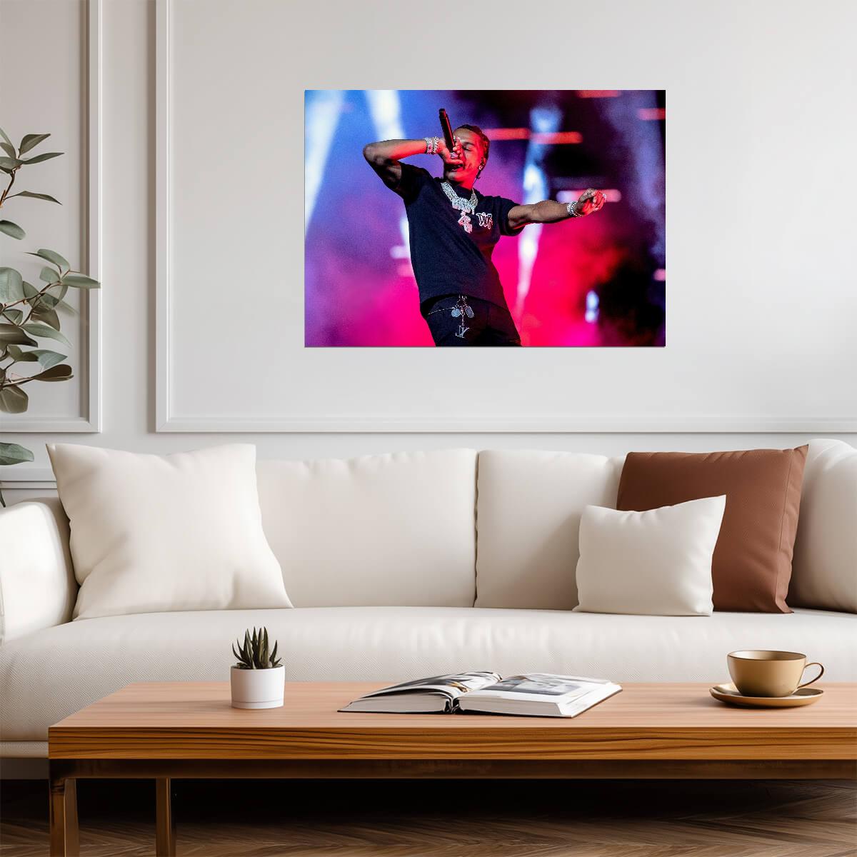 Lil Baby Poster | Live Concert Rap Print - Music Poster