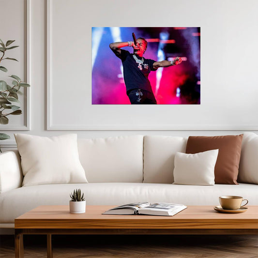 Lil Baby Poster | Live Concert Rap Print - Music Poster