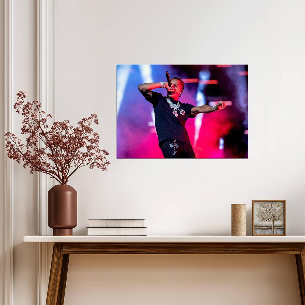 Lil Baby Poster | Live Concert Rap Print - Music Poster