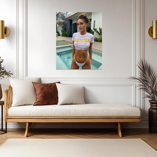 Julia Rose Poster | Sexy Fashion Model Print - Celebrities Poster