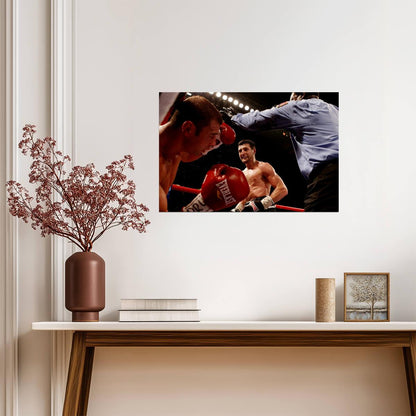 Carl Froch TKO Victory Over Lucian Bute | Boxing Poster | Championship Fight Photo - Sports Poster