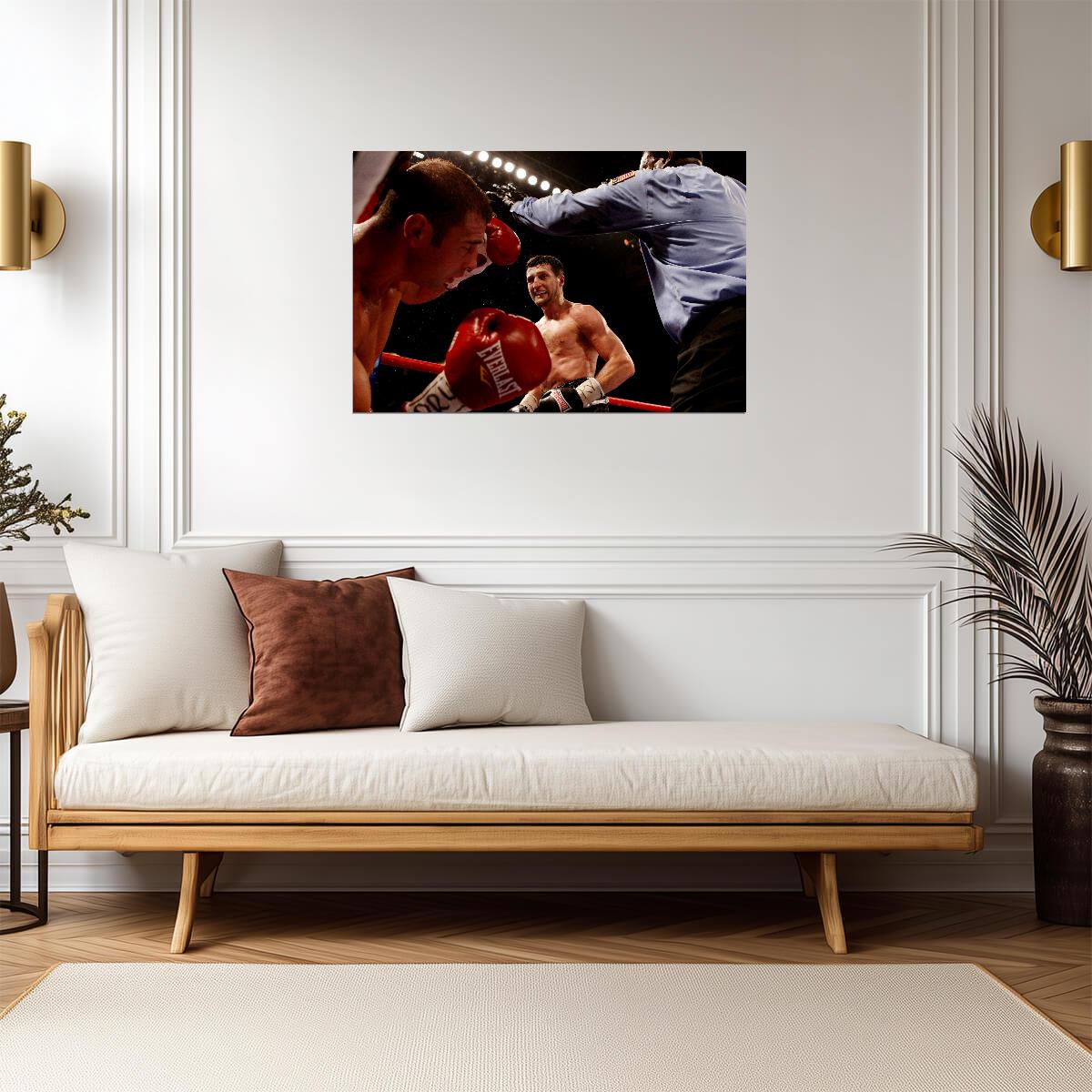 Carl Froch TKO Victory Over Lucian Bute | Boxing Poster | Championship Fight Photo - Sports Poster