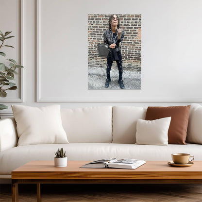 Bloodhound Lil Jeff | Hip Hop Artist | Rapper Portrait Poster - Music Poster
