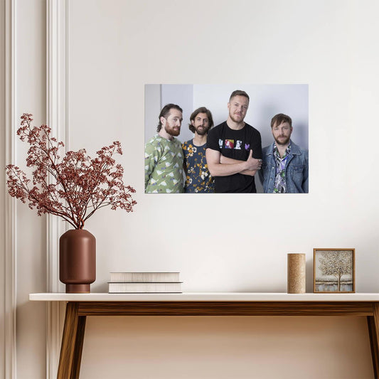Imagine Dragons Band Photo | Music Poster | Modern Rock Wall Art - Music Poster