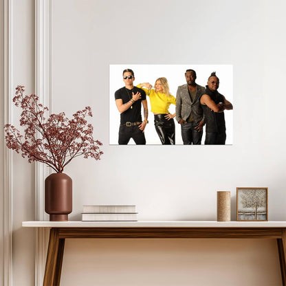 Black Eyed Peas Classic Lineup | Fergie will.i.am apl.de.ap Taboo | Music Group Poster - Music Poster