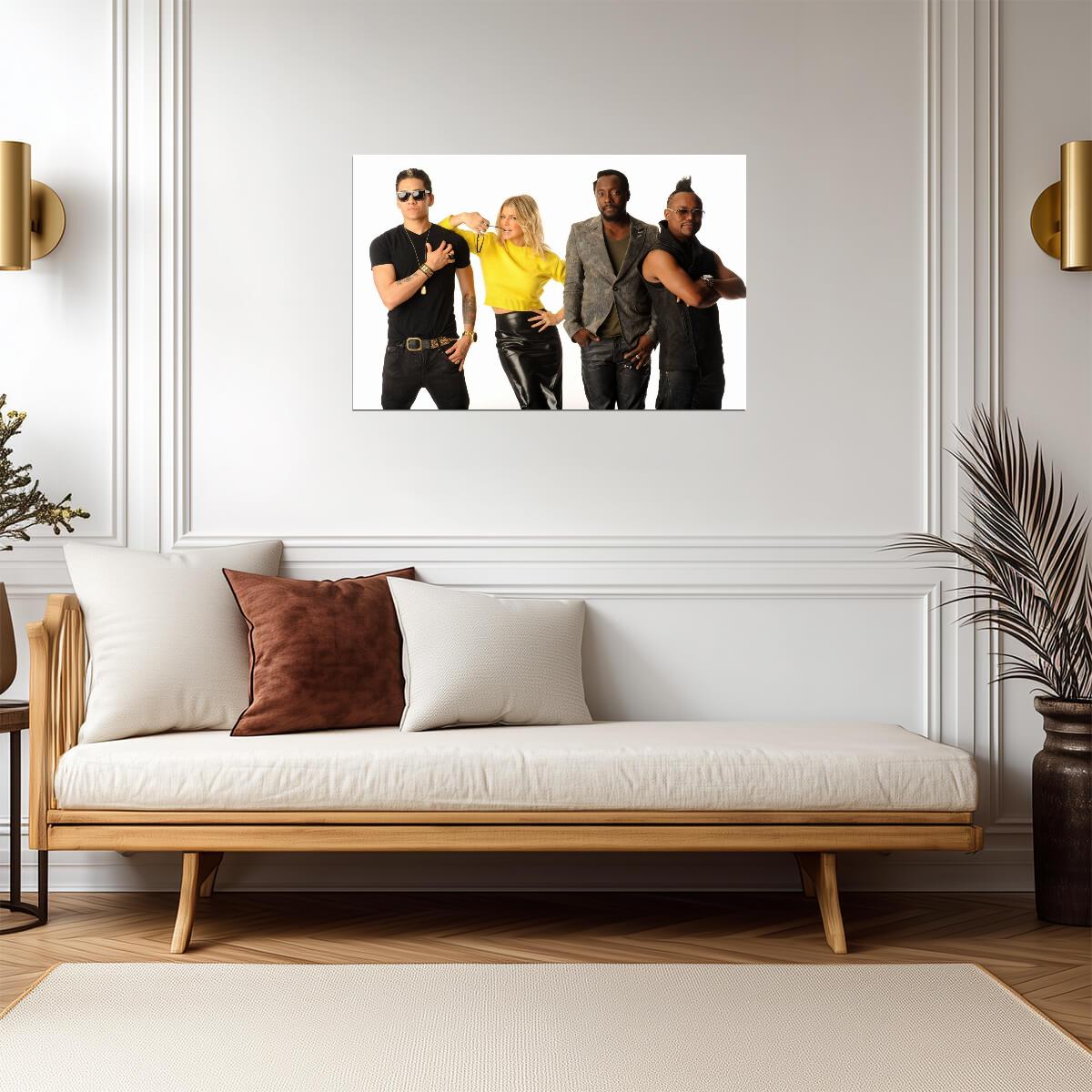 Black Eyed Peas Classic Lineup | Fergie will.i.am apl.de.ap Taboo | Music Group Poster - Music Poster