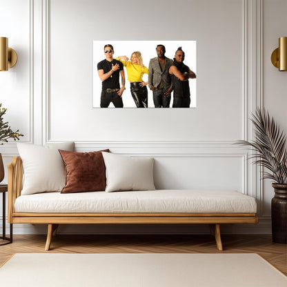 Black Eyed Peas Classic Lineup | Fergie will.i.am apl.de.ap Taboo | Music Group Poster - Music Poster