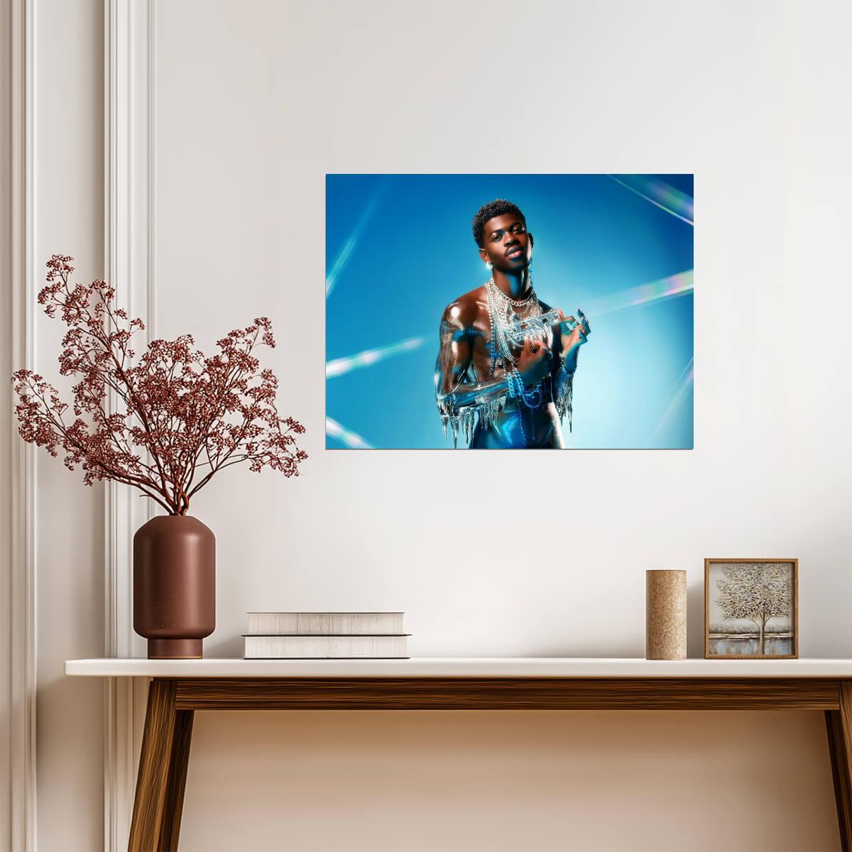 Lil Nas X Poster | Pop Rapper Wall Art - Music Poster