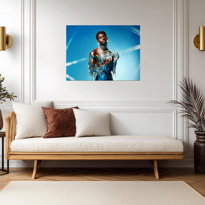 Lil Nas X Poster | Pop Rapper Wall Art - Music Poster