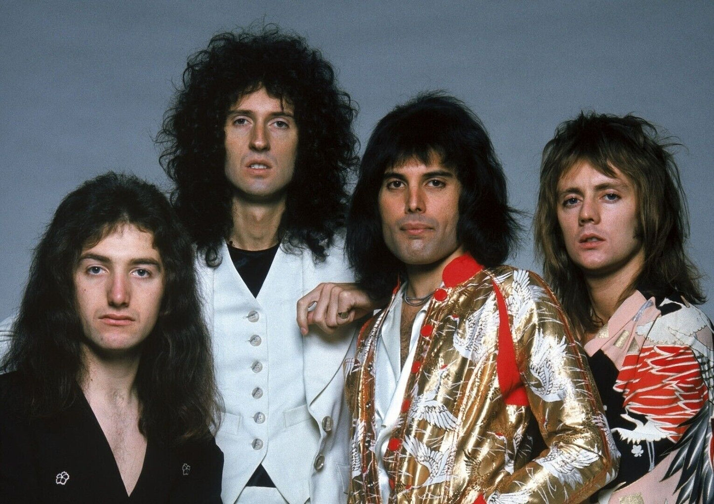Queen Band Portrait | Classic Rock Music Poster | Freddie Mercury Vintage Photo - Music Poster