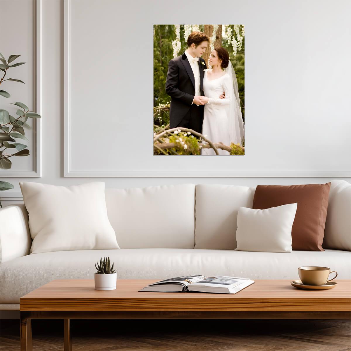 Twilight Saga Bella's Wedding | Edward and Bella Poster | Movie Wall Art - Movies & TV Poster