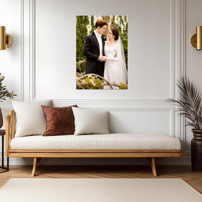 Twilight Saga Bella's Wedding | Edward and Bella Poster | Movie Wall Art - Movies & TV Poster