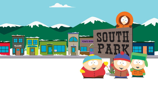 South Park Town Sign | Main Characters Group Art | Cartoon TV Show Poster - Movies & TV Poster