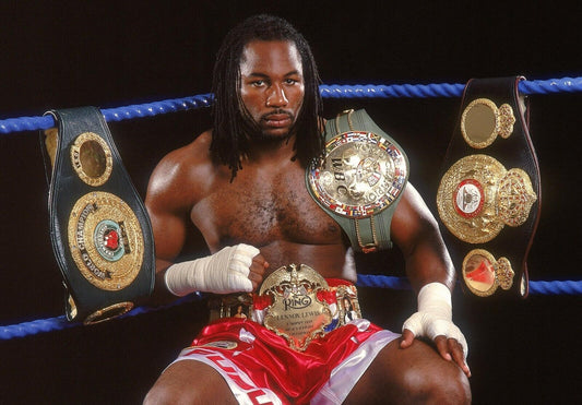 Lennox Lewis Undisputed Heavyweight Champion | Boxing Poster | Sports Legend Portrait - Sports Poster