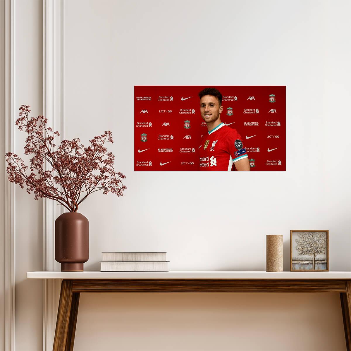 Diogo Jota Liverpool FC Signing | Soccer Player Poster | Premier League Fan Gift - Sports Poster