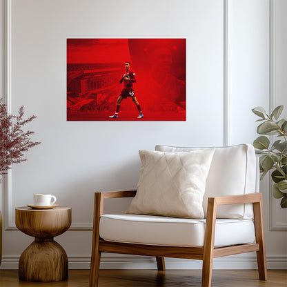 Trent Alexander-Arnold Liverpool FC | Soccer Poster | Anfield Celebration Wall Art - Sports Poster