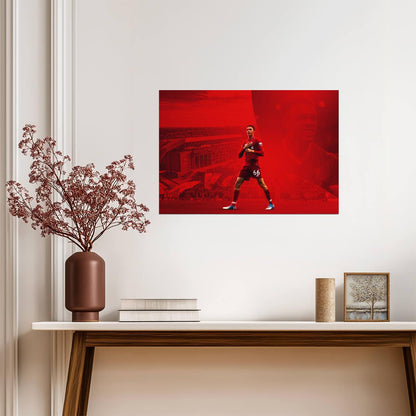 Trent Alexander-Arnold Liverpool FC | Soccer Poster | Anfield Celebration Wall Art - Sports Poster