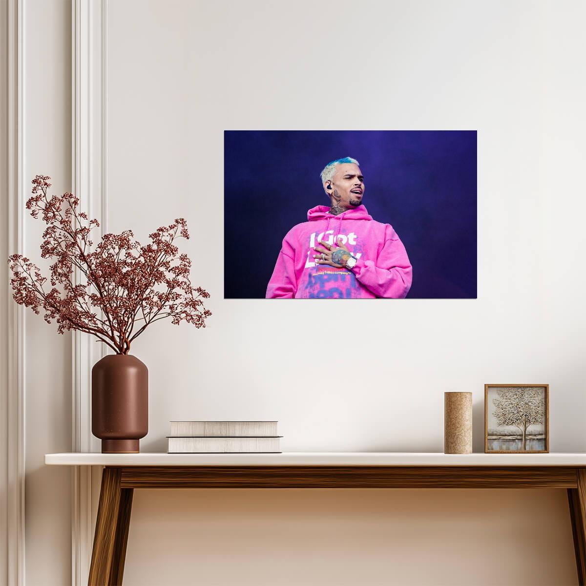 Chris Brown Live | Concert Performance | Music Poster - Music Poster