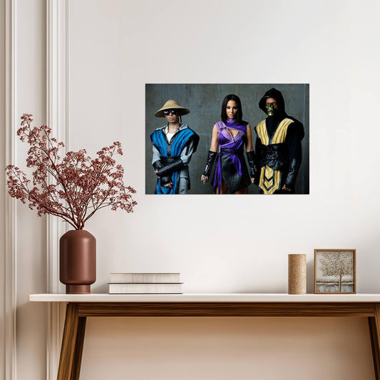 N-Dubz Ninja Costumes | Dappy Tulisa & Fazer | UK Hip Hop Group Poster - Music Poster