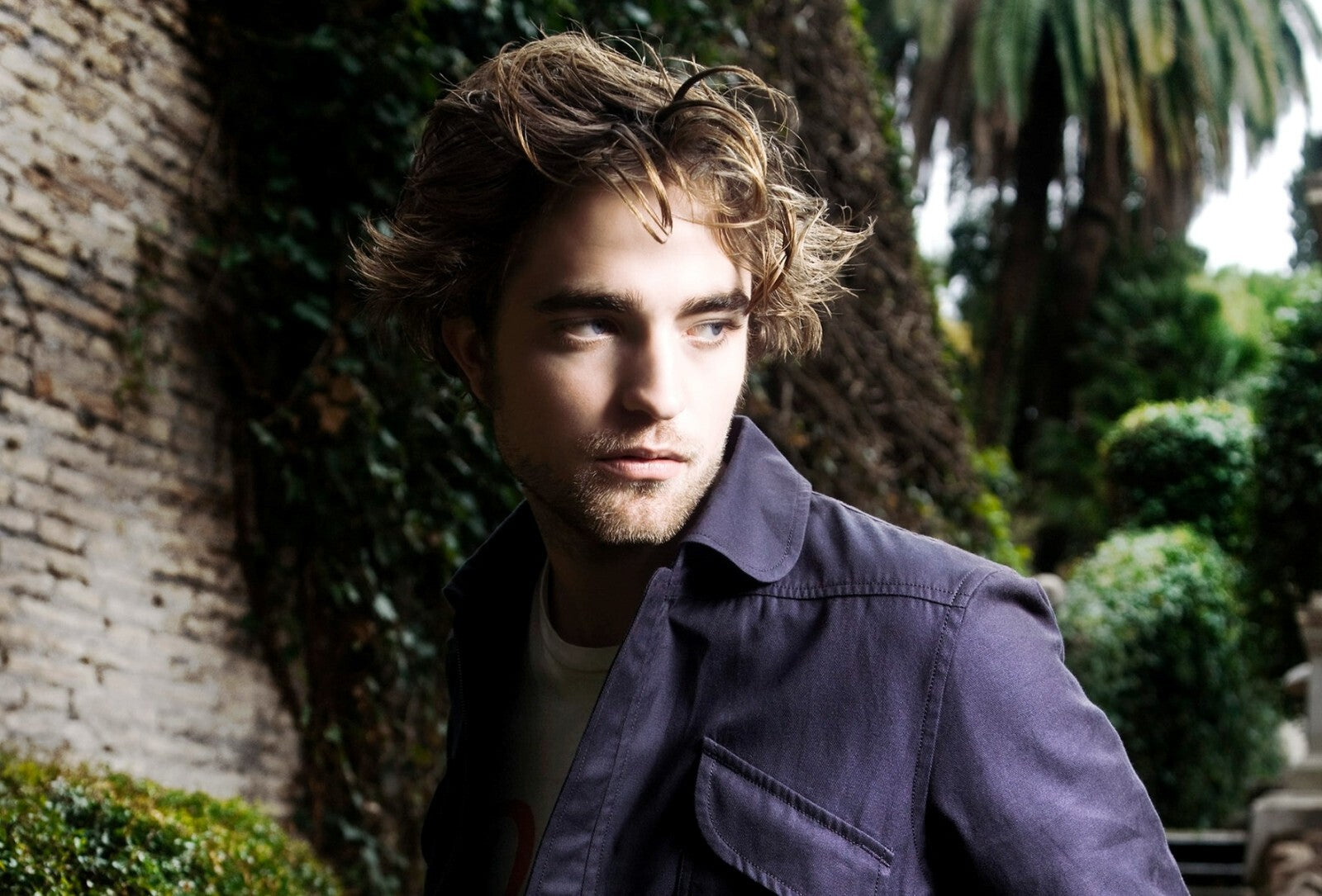 Robert Pattinson Purple Jacket Portrait | Famous Heartthrob Print | Celebrity Fan Art Poster - Celebrities Poster