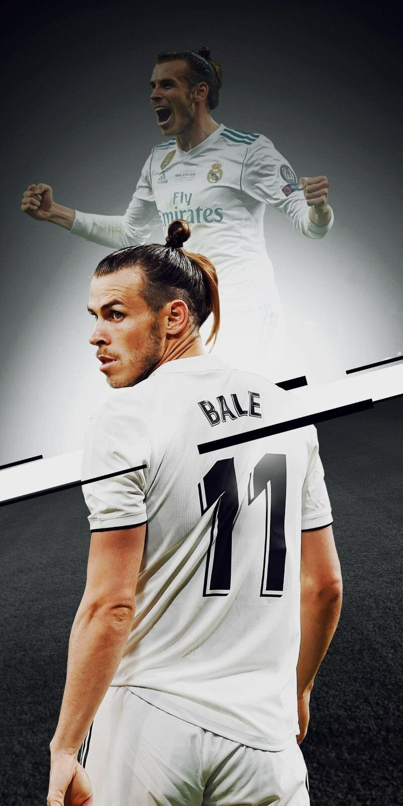 Gareth Bale Real Madrid 2018 Champions League Final | Soccer Poster | Soccer Legend Wall Art - Sports Poster