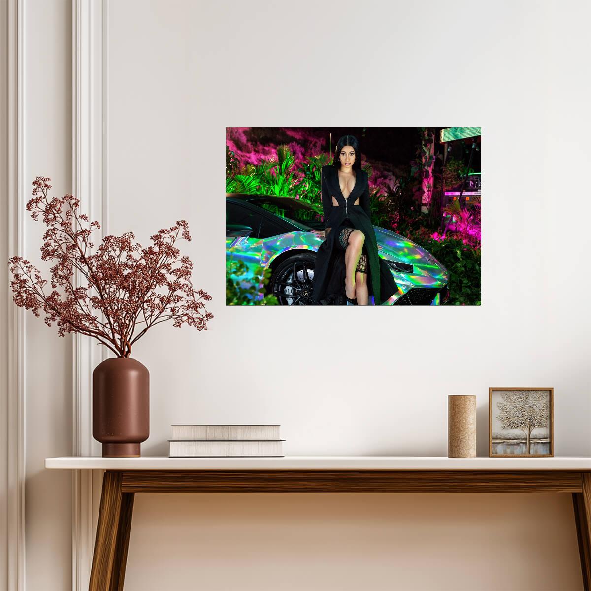 Cardi B | Chart Topper Art | Musician Poster - Music Poster