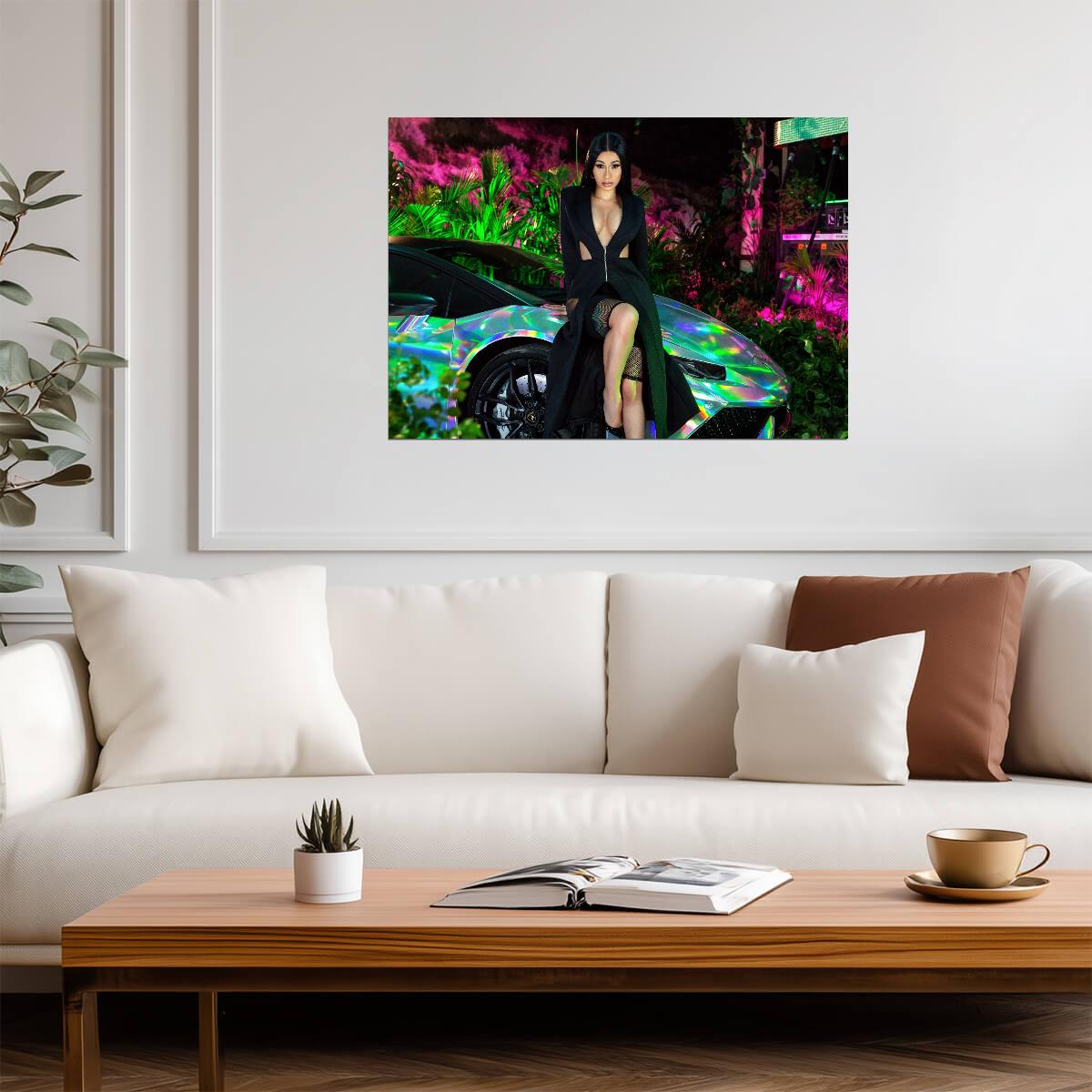 Cardi B | Chart Topper Art | Musician Poster - Music Poster