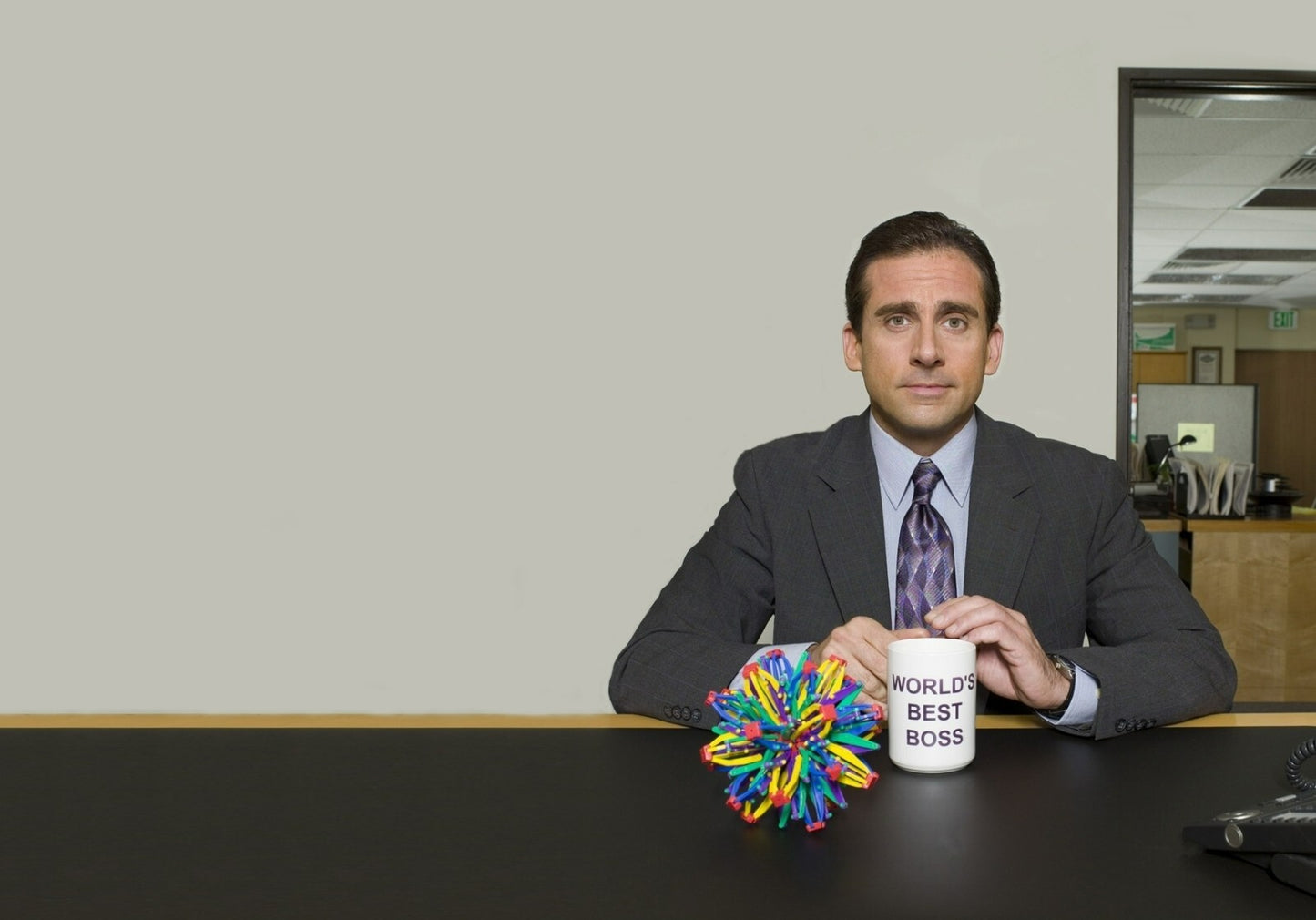 The Office US Michael Scott | Worlds Best Boss Mug | Funny TV Show Poster - Movies & TV Poster